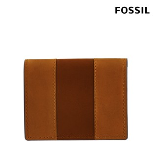 【FOSSIL 官方旗艦館】Everett 真皮卡夾-咖啡色 ML4399210 (禮盒組附鐵盒)