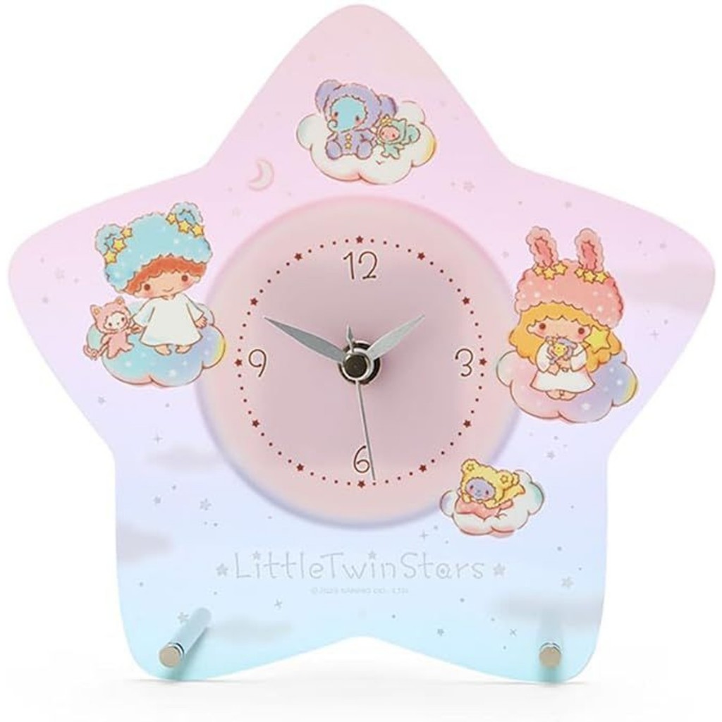 【震撼精品百貨】雙子星小天使_Little Twin Stars KiKi&amp;LaLa~三麗鷗雙子星 造型壓克力時鐘