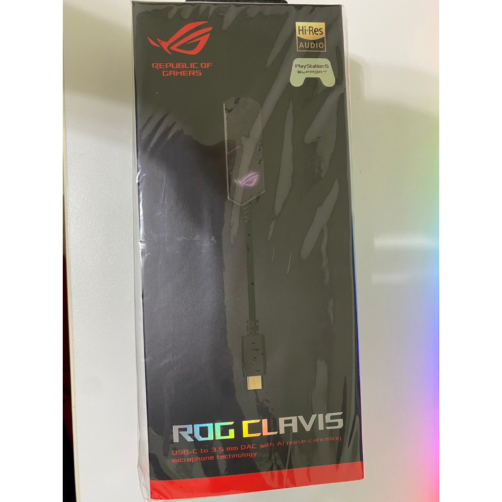 全新 華碩 ASUS ROG Clavis Type-C 外接式音效卡