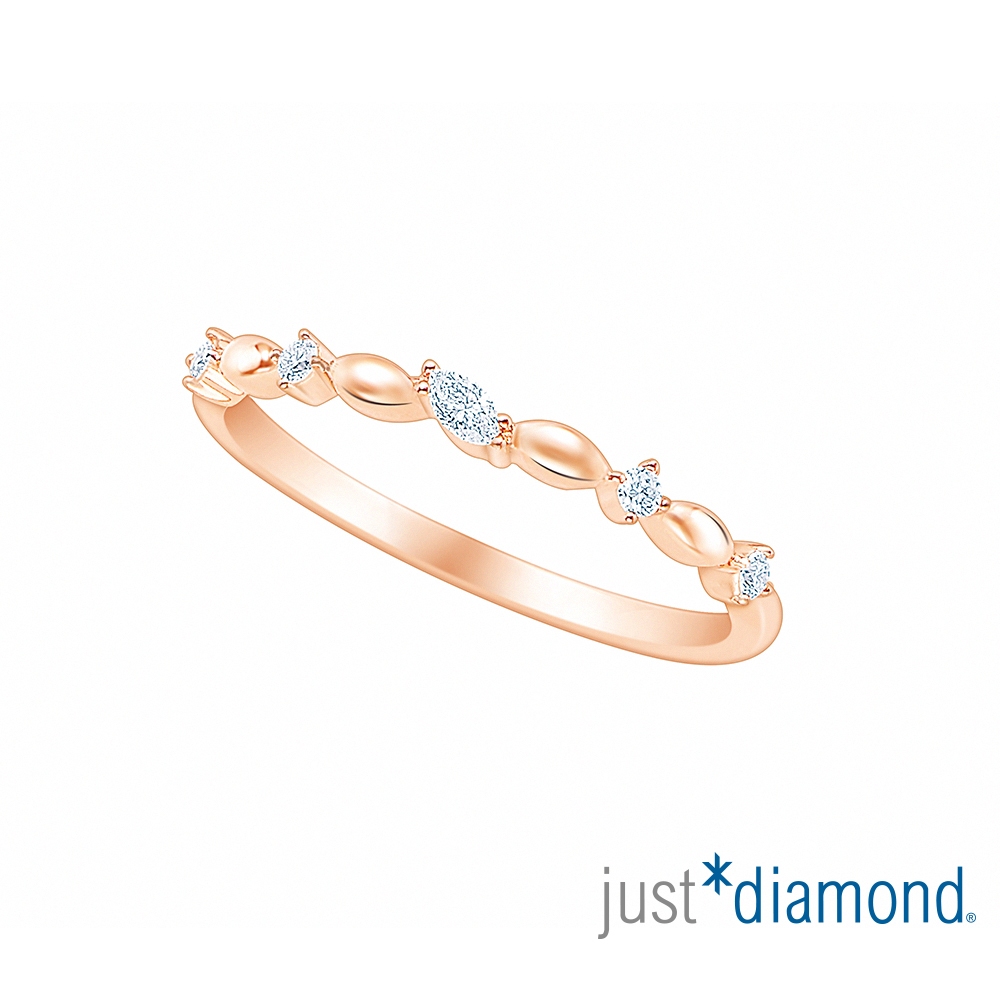 【Just Diamond】串串愛 鑽石戒指