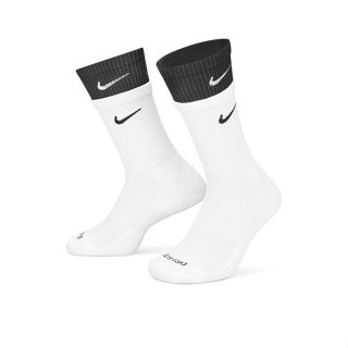 Nike 襪子 中筒襪 男女 訓練襪 緩震 支撐 單雙入 舒適 透氣 基本款 好穿搭 黑白 DD2795104