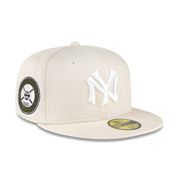 【NEW ERA】MLB 紐約 洋基 1921 世界大賽 米白 59FIFTY 限量 復刻【ANGEL NEW ERA】