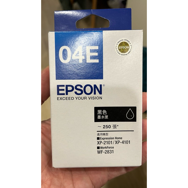 Epson  原廠 黑色墨水匣 04E