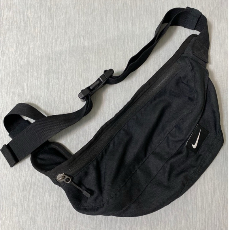 NIKE HOOD WAISTPACK BUMBAG側背包 腰包 斜背 黑