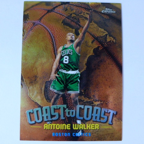 ~Antoine Walker/安東·渥克~NBA球星/爛仗王 1999年Chrome.金屬設計特殊卡