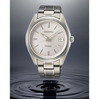 私訊甜甜價Seiko 精工CS系列經典簡約紳士男鈦金屬腕錶/白麵 40.2mm 6N52-00B0S(SUR369P1)