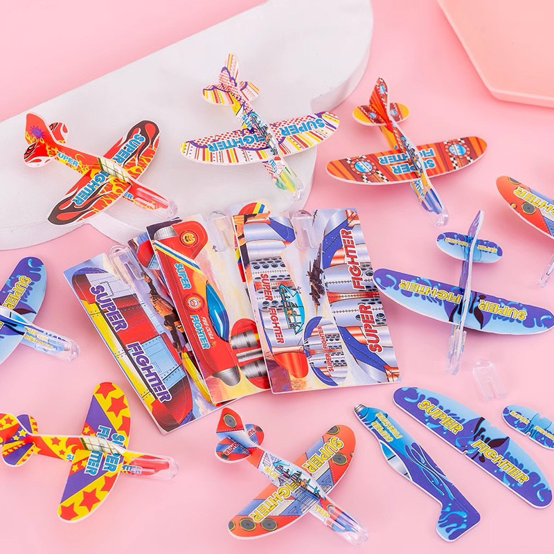 保麗龍飛機 DIY 手拋飛機 泡沫飛機 模型飛機 飛機玩具 迷你飛機 懷舊