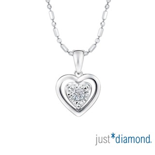【Just Diamond】Dreamy 18K金鑽石吊墜-sweet heart(新)(不含鍊)