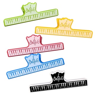 【凱翊︱KM】鋼琴造型樂譜夾組-黑/綠/黃/粉/藍 五種顏色 樂譜夾 書夾 譜夾