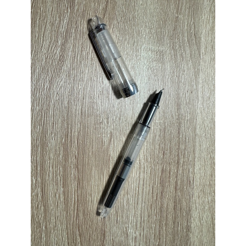 右5 鋼筆 JINHAO金豪鋼筆 透明 特殊筆尖 二手 200元