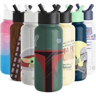 預購不鏽鋼32oz 946ML👍正版👍美國迪士尼 STARWARS 曼達洛人 星際大戰 不鏽鋼 吸管 保溫 水壺 保冷