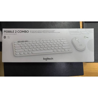 羅技 Pebble 2 Combo 無線藍牙鍵盤滑鼠組 珍珠白