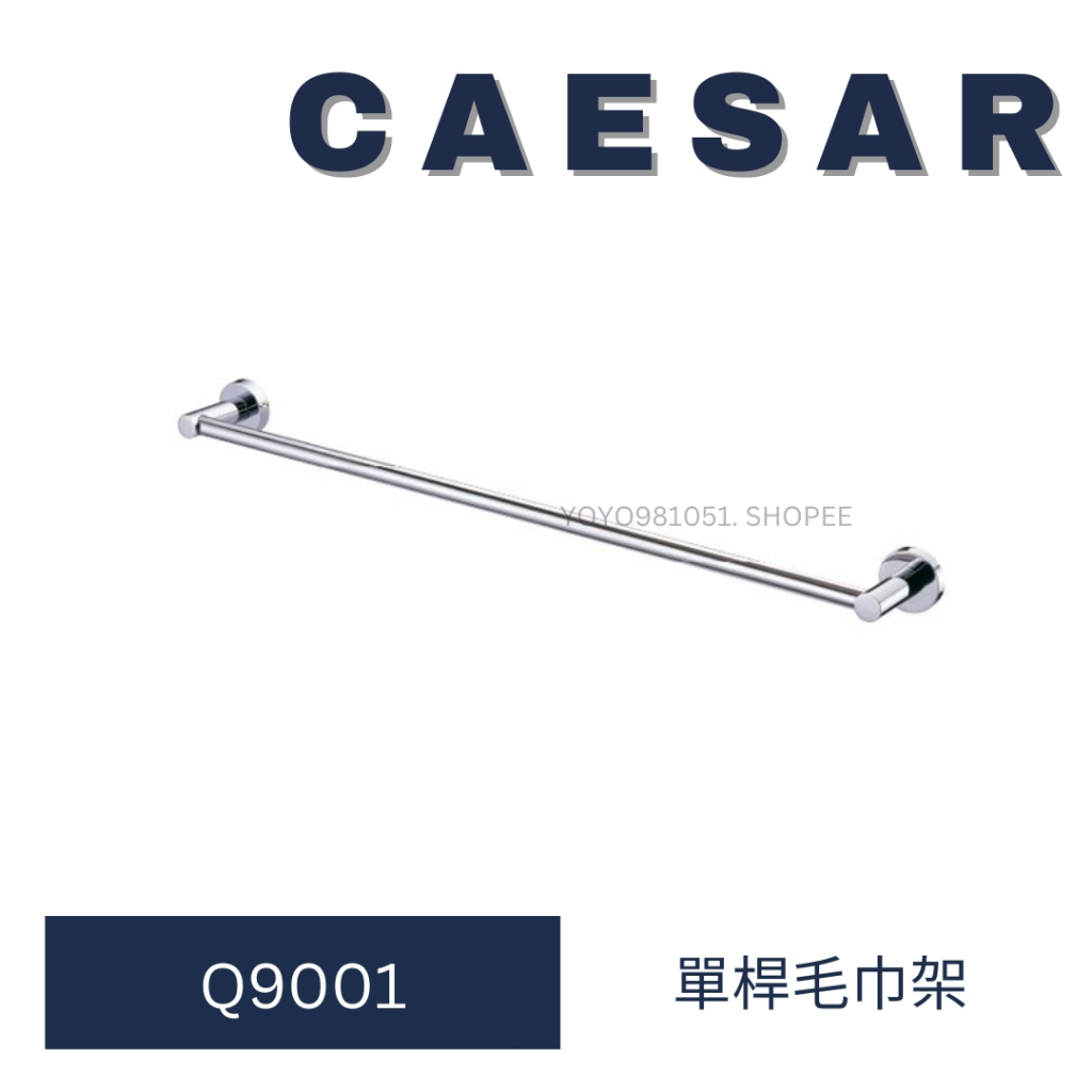 caesar 凱撒 ST841 單桿毛巾架 毛巾架 浴室毛巾架 廁所毛巾架 浴室配件 衛浴設備 不銹鋼 珍珠鎳