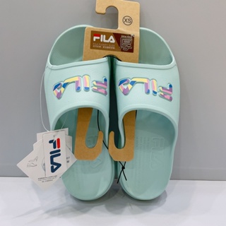 FILA 女生 湖水綠 一體成形 輕量 防水 戶外 拖鞋 4-S334Y-666