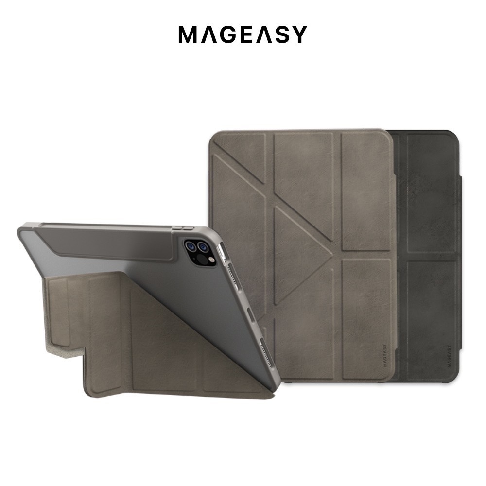 MAGEASY VIVAZ 多角度支架透明保護套 iPad Air/Pro 適用 原廠公司貨
