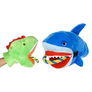【尋寵】現貨 寵物 狗 鯊魚 恐龍 互動 拔河 手套 玩具 發聲玩具 棉繩玩具 絨毛玩具 訓練玩具 磨牙 耐咬 拉拔