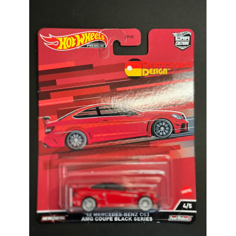 《M.X.W 模型》MERCEDES-AMG C63 Coupé HOTWHEELS（附台灣車牌）