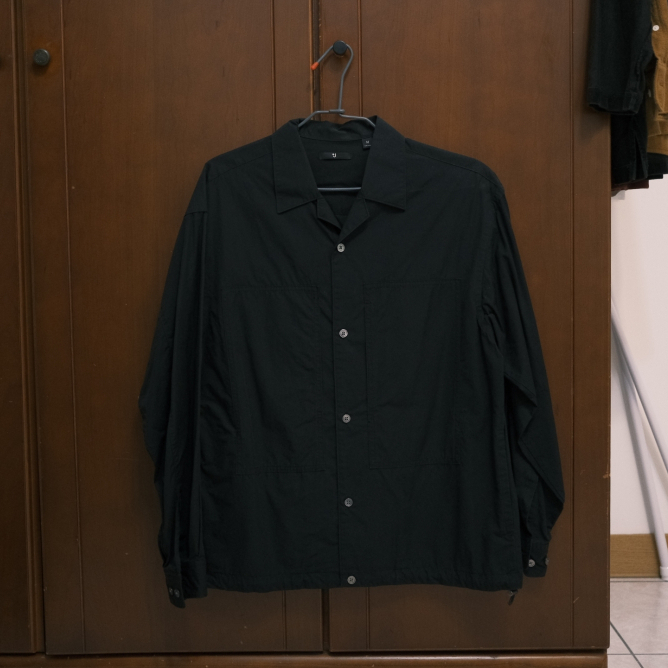 UNIQLO 長袖西裝薄外套 M號 黑色 +J系列