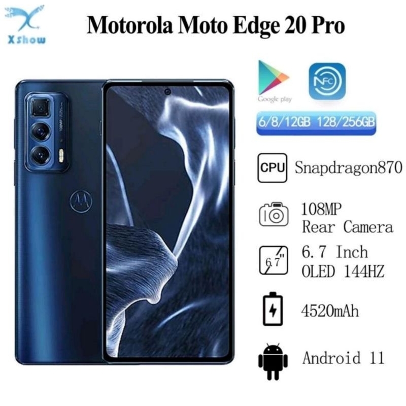 賠本最低價出清~9成新 Motorola edge 20 pro~6+128G~ 5G福利機一台 免運 保固一年