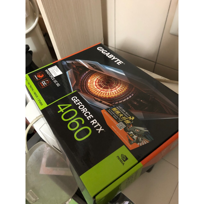 原廠彩盒】技嘉 RTX4060 RTX3070 RTX3060TI GTX1650 空盒 顯示卡【保護盒】