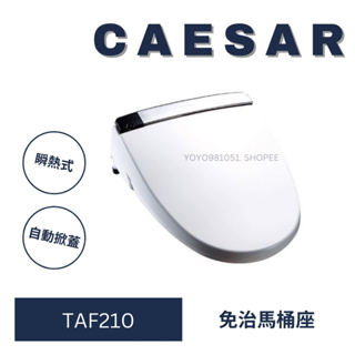 caesar 凱撒 TAF210 電腦馬桶座 免治馬桶座 瞬熱式電腦馬桶座 瞬熱式 直熱式 暖座 除臭 夜間照明