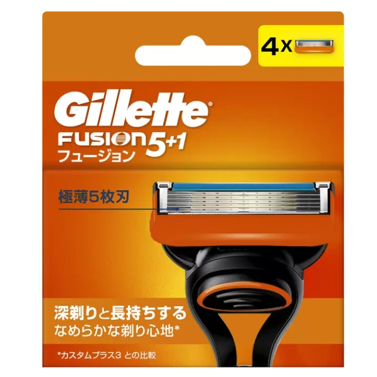 吉列鋒隱手動刮鬍刀 鋒隱無感 動力 刮鬍刀 替換刀頭 刮鬍刀片 Gillette 4入一盒 COSTCO代購