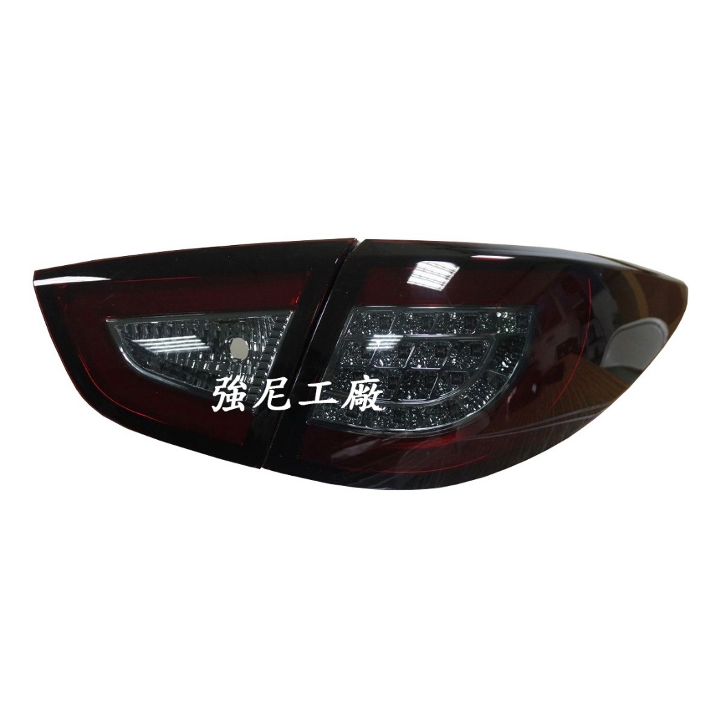 全新 Hyundai 現代 IX35 2009-2013年 紅黑 光條 LED尾燈 一台分