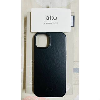 (全新特價)Alto 經典防摔真皮手機殼 iPhone 14 6.1吋 Original Case BLACK 渡鴉黑