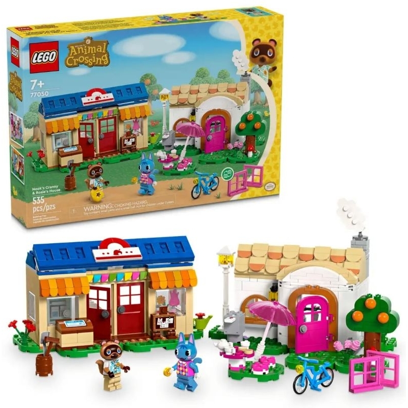 【ToyDreams】LEGO 動物森友會 77050 狸克的商店與彭花的家Nook's Cranny &amp; Rosie～