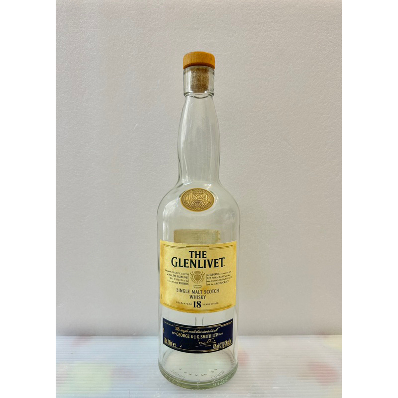 🇬🇧格蘭利威 18 年單一純麥蘇格蘭威士忌(舊版）0.7L「空酒瓶」