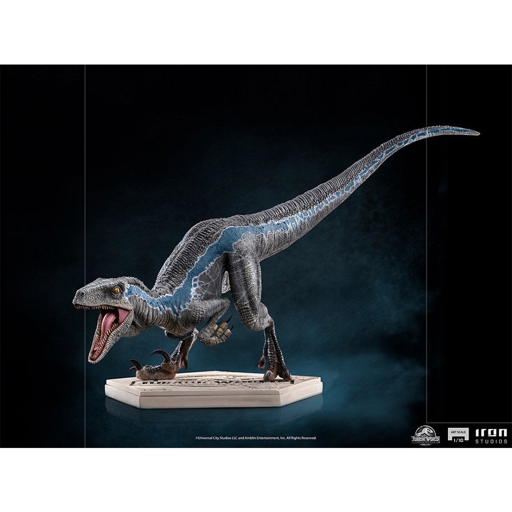 《野獸國》IRON STUDIOS 侏羅紀世界：殞落國度 小藍 雕像