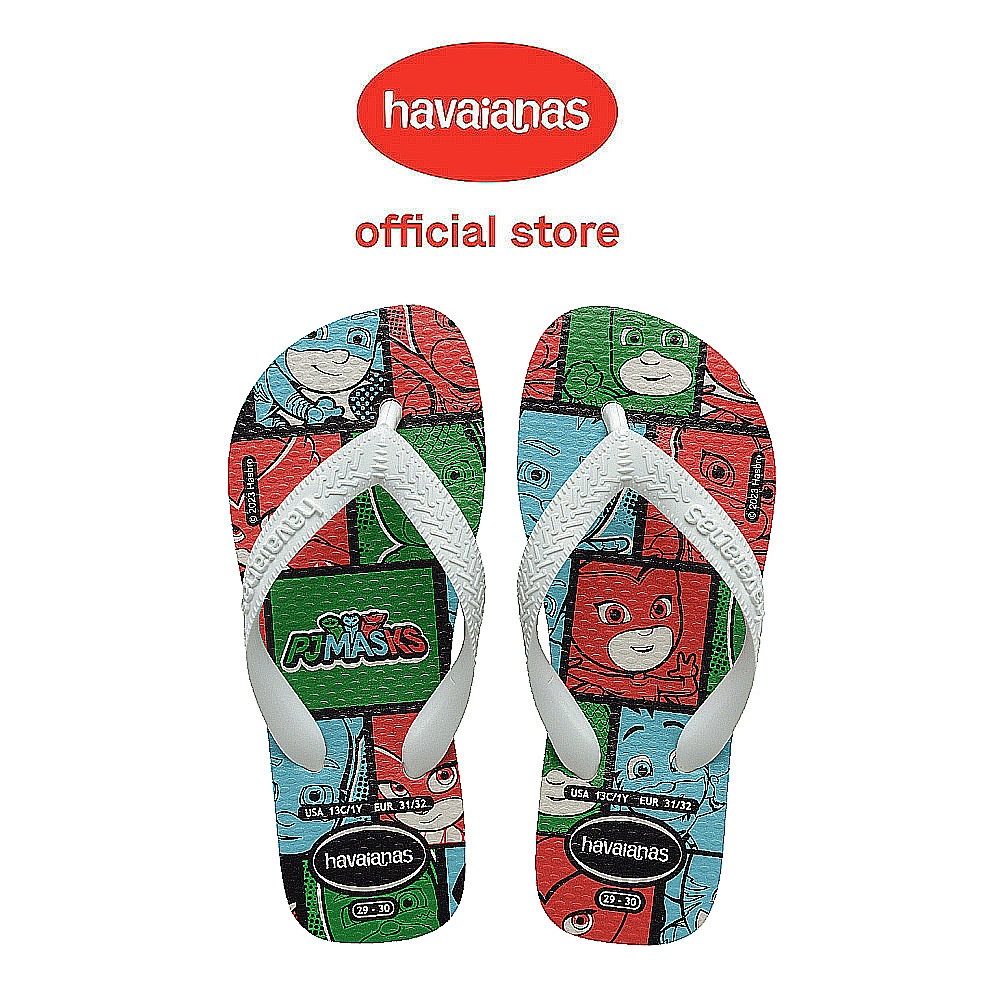 Havaianas哈瓦仕 拖鞋 童鞋 睡衣小英雄 白 Kids Top PJ Masks 4148295-0001K