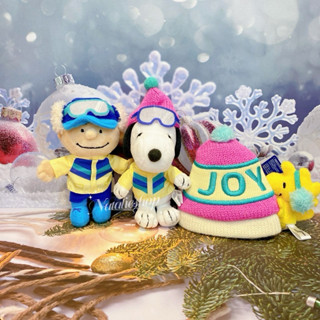 現貨 日本 USJ 環球 影城 限定 SNOOPY 史努比 查理 滑雪裝 吊飾