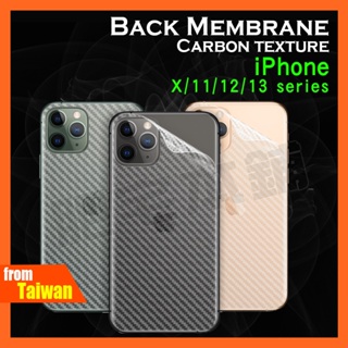 IPHONE 15 14 PLUS PRO MAX Carbon Back Membrane