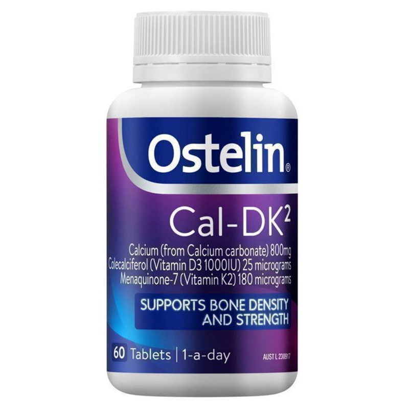 澳洲代購  Ostelin Cal-DK2 - 鈣,維他命 D + 維他命K 補鈣 60錠