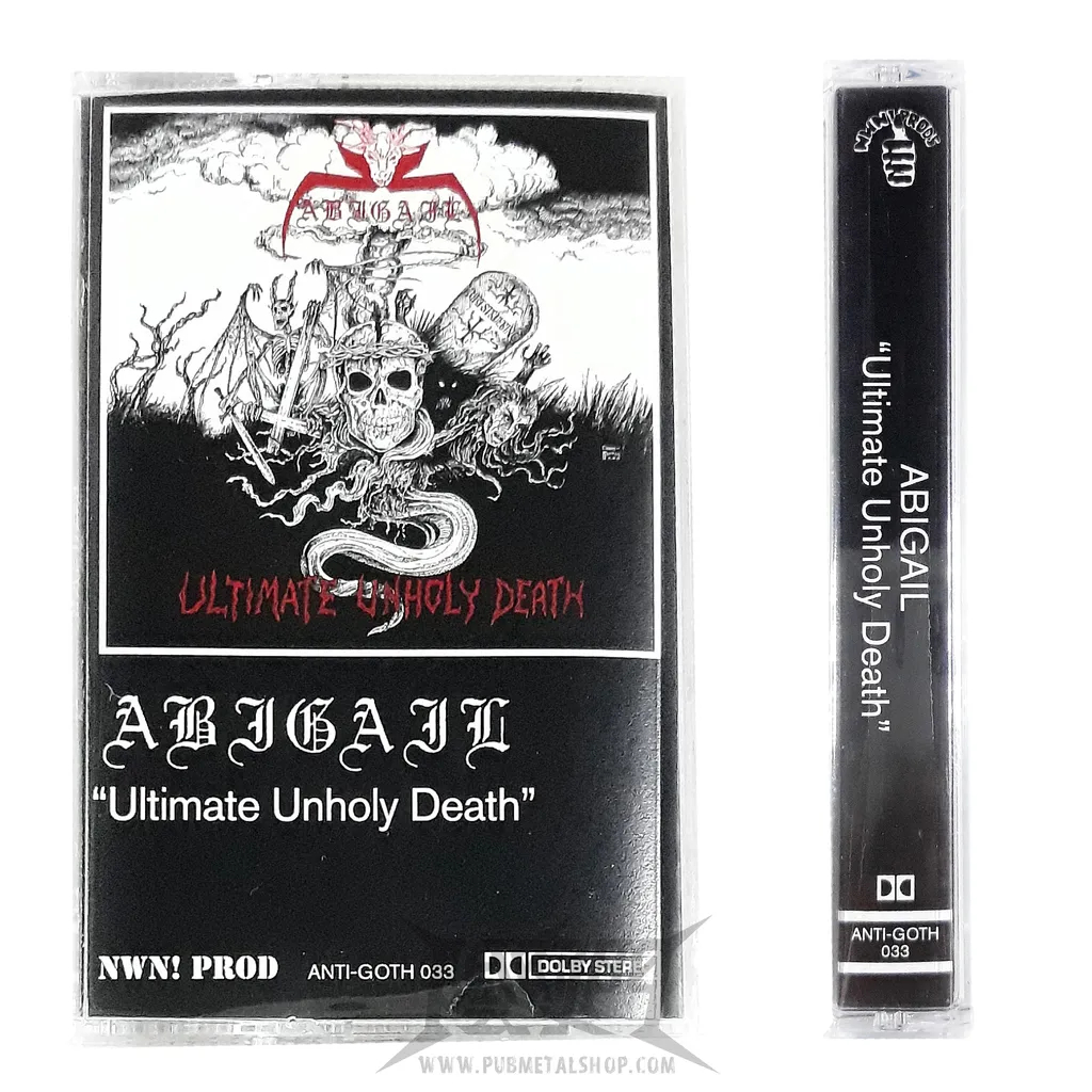 Abigail-Ultimate unholy death 日本黑鞭金屬樂團新品正版進口錄音帶磁帶