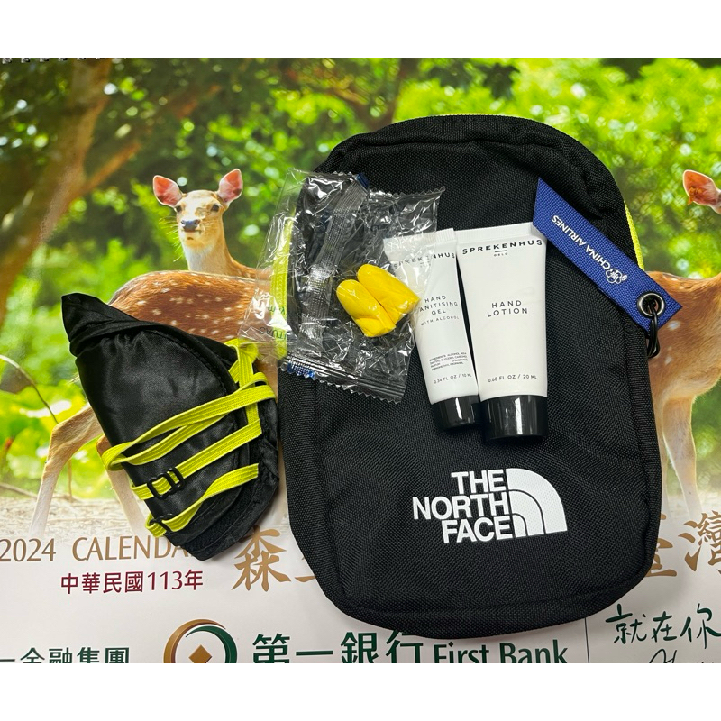 （現貨）中華航空 The North Face 聯名 過夜包 盥洗包 化妝包 旅行收納包 登山包 萬用包