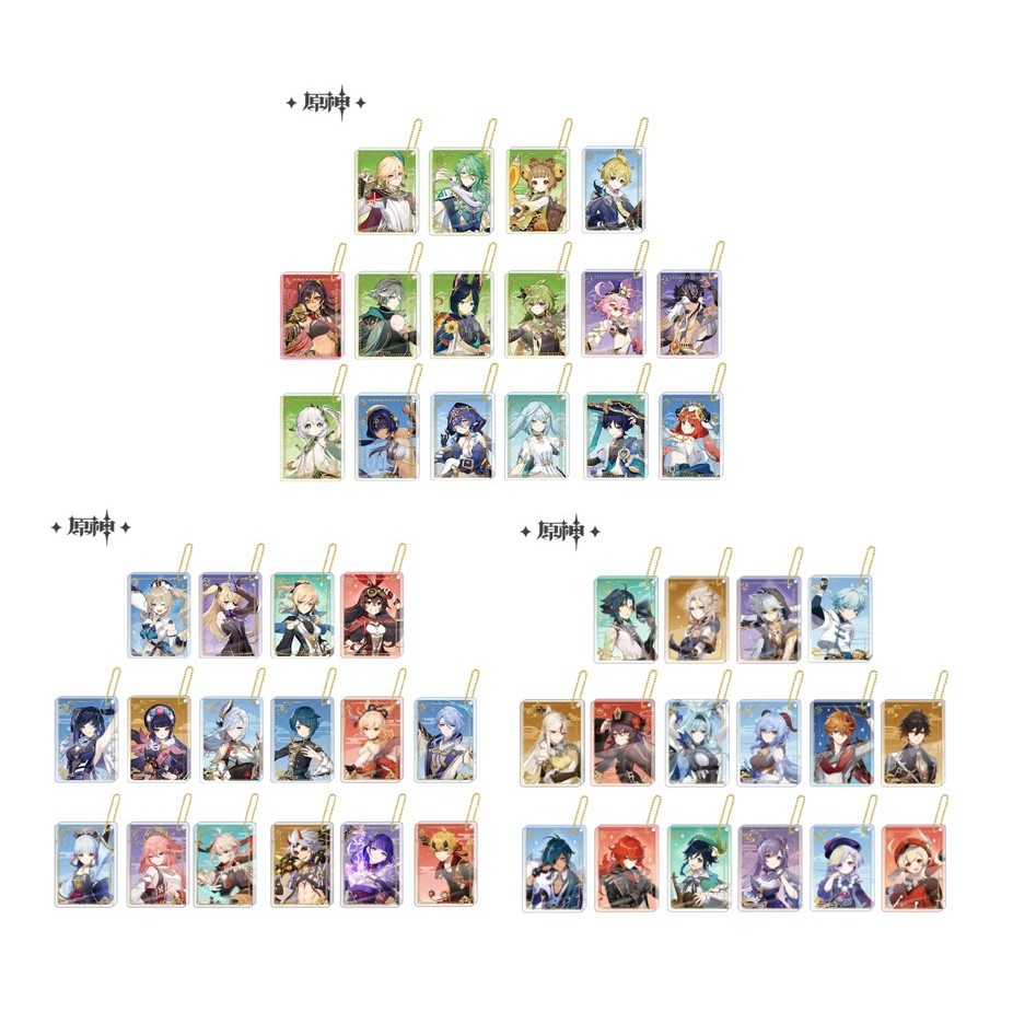 原神 角色立繪系列 厚壓克力掛件 蒙德 璃月 稻妻 須彌 流浪者 達達利亞 魈 鐘離 官方代購 周邊 週邊 米哈遊