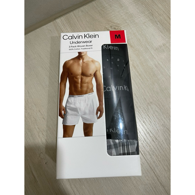 Calvin Klein CK 內褲 寬鬆四角 四角褲 平口褲 男 3件盒裝