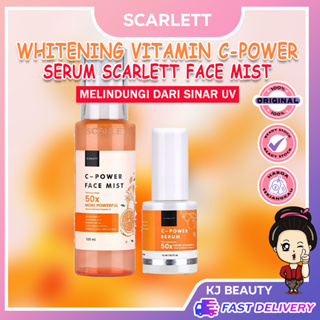 Scarlett Whitening VITAMIN C-Power Serum Scarlet Face Mist