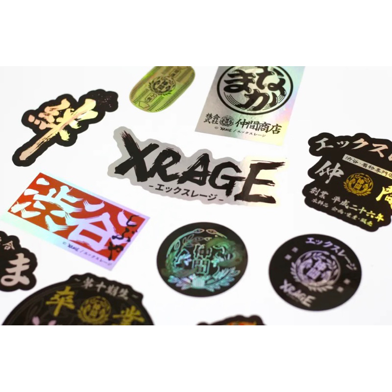 XRAGE 仲間 10 周年記念展 展場限定 雷射貼紙 東京復仇者 高雄