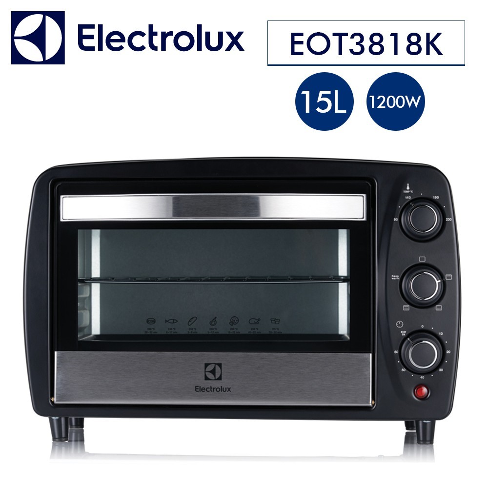 〖九一〗Electrolux 伊萊克斯15L電烤箱 EOT3818K