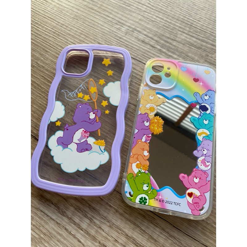 Apple i phone 11 Care Bears 手機殼 鏡面/紫色