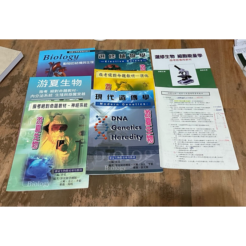 《牙醫系》游夏生物上課講義全套 游夏生物 分科 學測 高三 分科生物 得勝者 講義 建中 建中學資