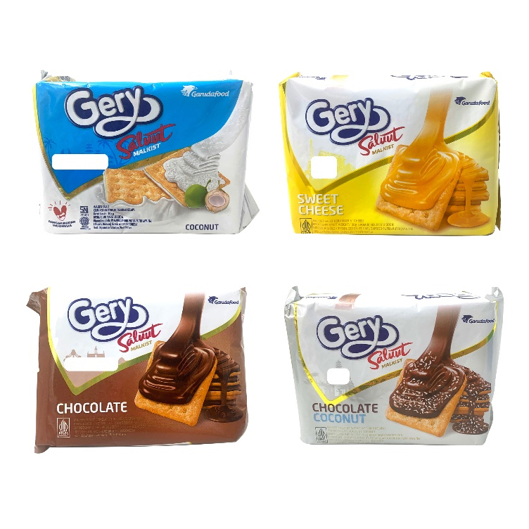 🇮🇩 印尼 Gery 10片入 起司 巧克力100g / 椰子 椰子巧克力 105g 厚醬蘇打餅乾