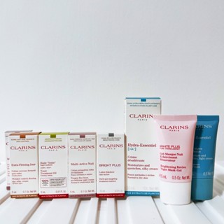 CLARINS 克蘭詩 氧氣亮白淡斑精華水/美白晚安水凝霜/熬夜霜/水潤奇肌保濕霜/緊緻彈力霜/身體調和護理油/小樣