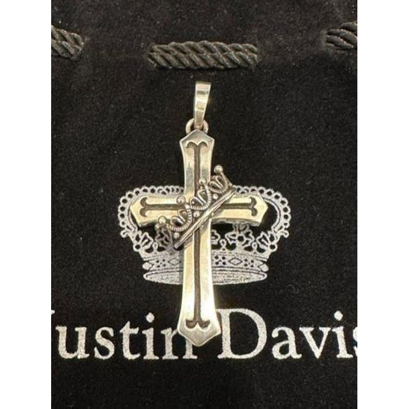 Justin Davis 皇冠 十字架 墜子 吊墜 925 墜飾 JD Cross crown s925 十字