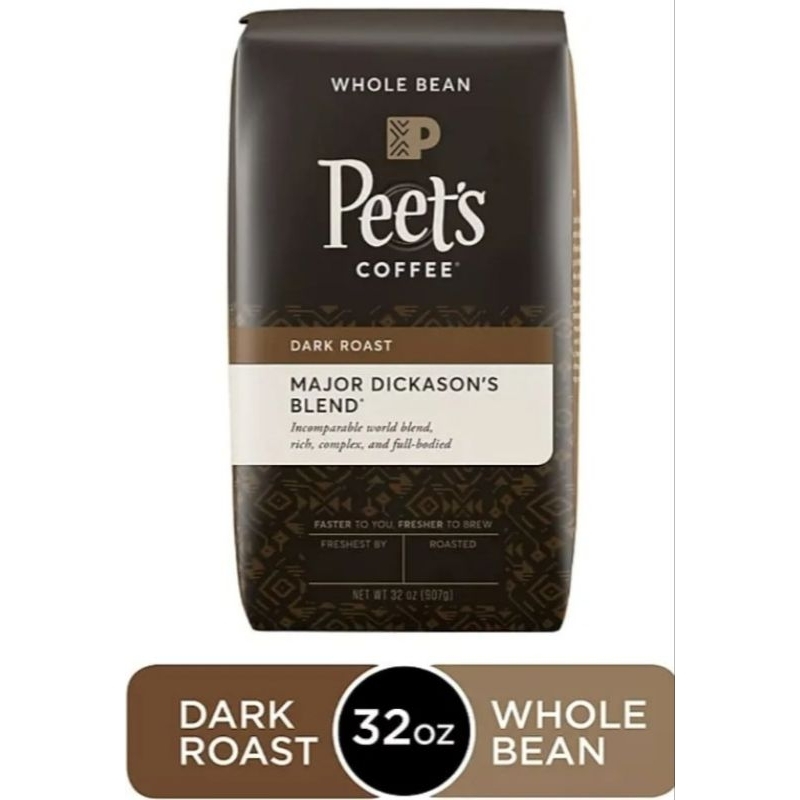 Peet's coffee 皮爺精典咖啡豆（ 294g小包,907g大包）, Seatle直送最新品特惠