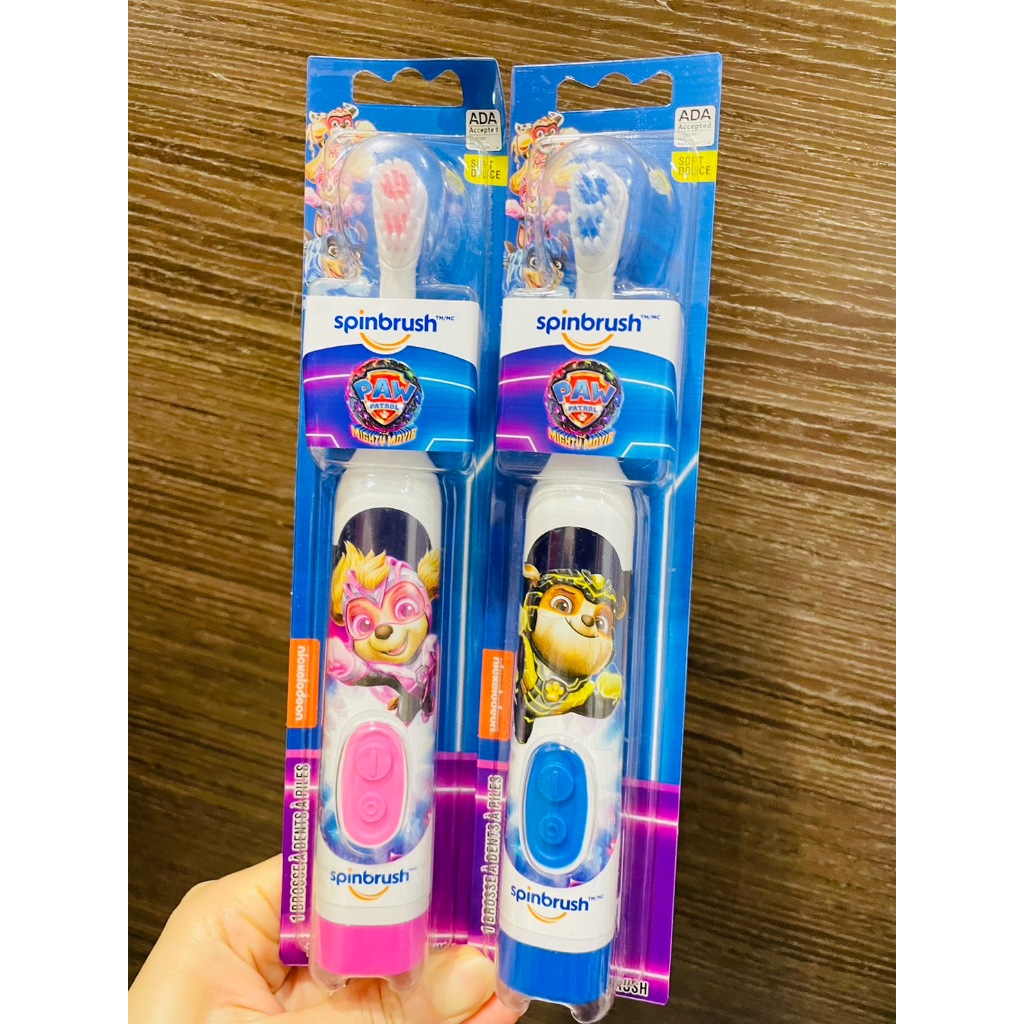 現貨 天天❤️正版❤️美國專櫃 PAW PATROL 汪汪隊 電動 牙刷 可換電池不可換刷頭 毛毛 天天 小礫