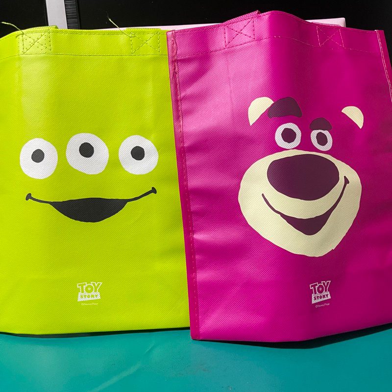 全新🌟韓國🇰🇷大創帶回迪士尼玩具總動員三眼怪抱哥購物袋、提袋